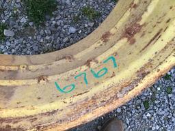 (2) 38'' TRACTOR RIMS - BOTH ONE PRICE