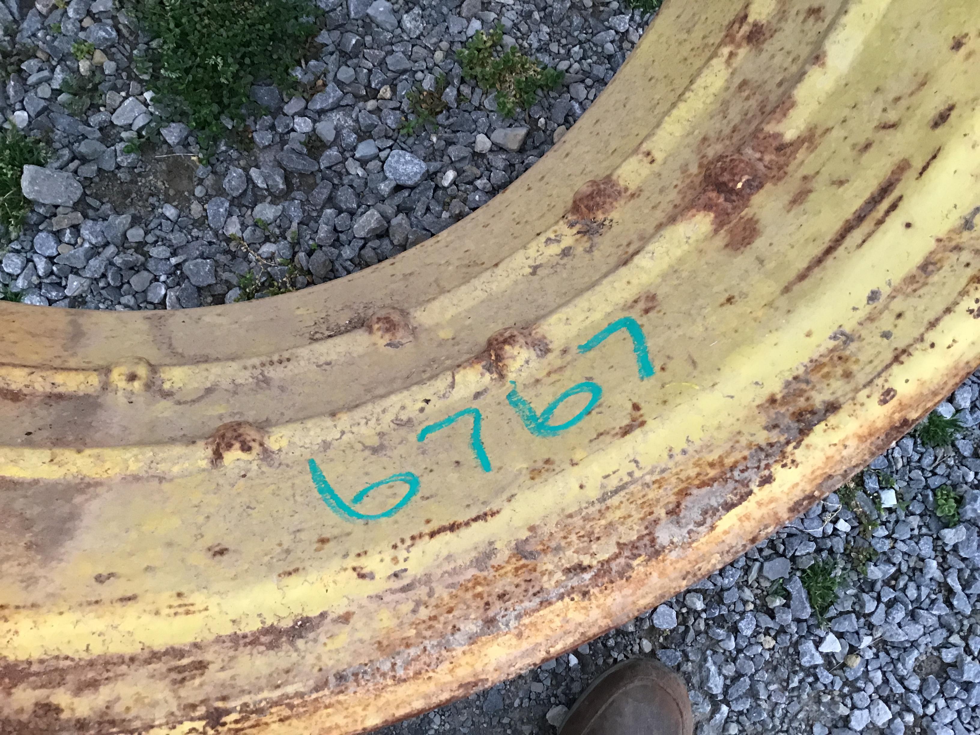 (2) 38'' TRACTOR RIMS - BOTH ONE PRICE