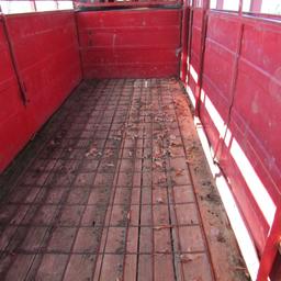 20FT GOOSENECK STOCK TRAILER - NO TITLE