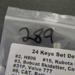 NEW SET OF (24) KEYS