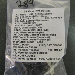 NEW SET OF (24) KEYS