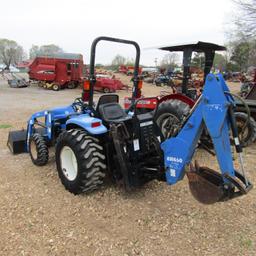 TC29DA NEW HOLLAND TRACTOR W/ BUSHOG BACKHOE