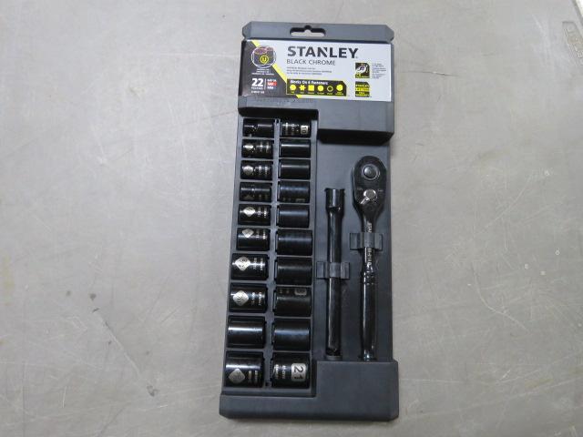 22PC STANLEY 3/8'' RATCHET SET