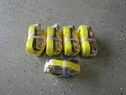 (5) 1" X 15' RATCHET STRAPS - 5X THE PRICE