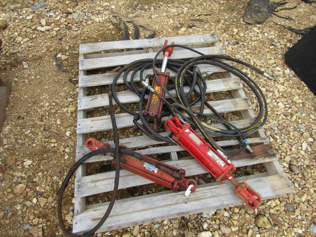 (3) HYDRAULIC CYLINDERS - ALL ONE PRICE