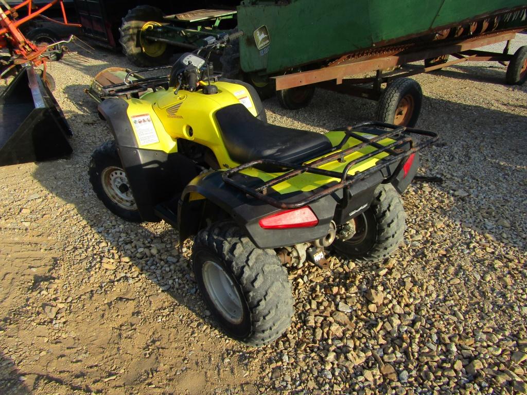 2006 HONDA 350 RANCHER FOUR WHEELER - NO TITLE