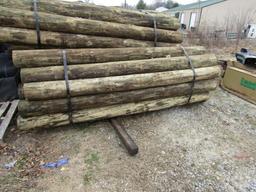 APPROX (20) 8''X8' TREATED FENCE POST