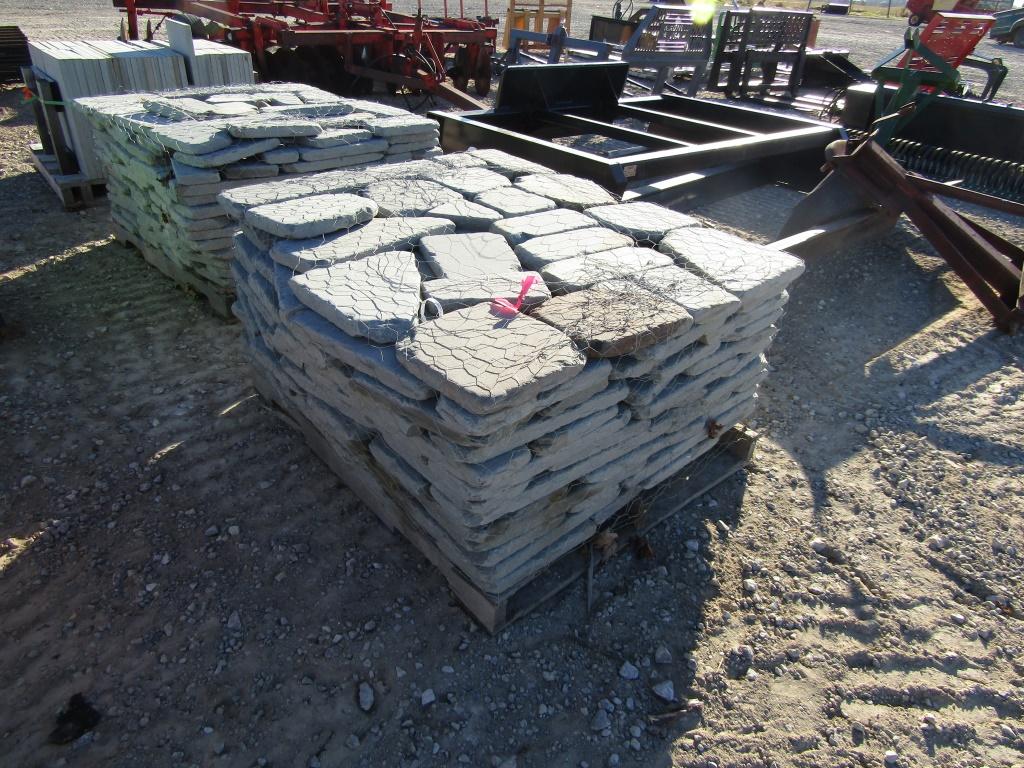 PENNSYLVANIA BLUE STONE ROUND TUMBLE GARDEN PATH LANSCAPING ROCKS