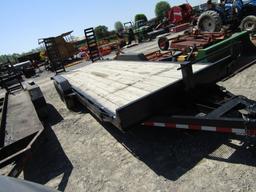 20FT BUMPERHITCH FLATBED TRAILER W/ TITLE