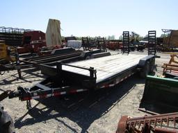 20FT BUMPERHITCH FLATBED TRAILER W/ TITLE