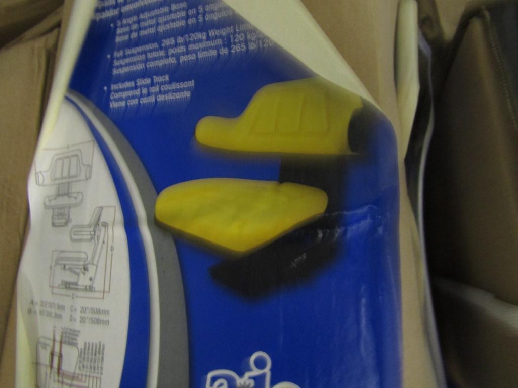 New Yellow Universal Tractor Seat
