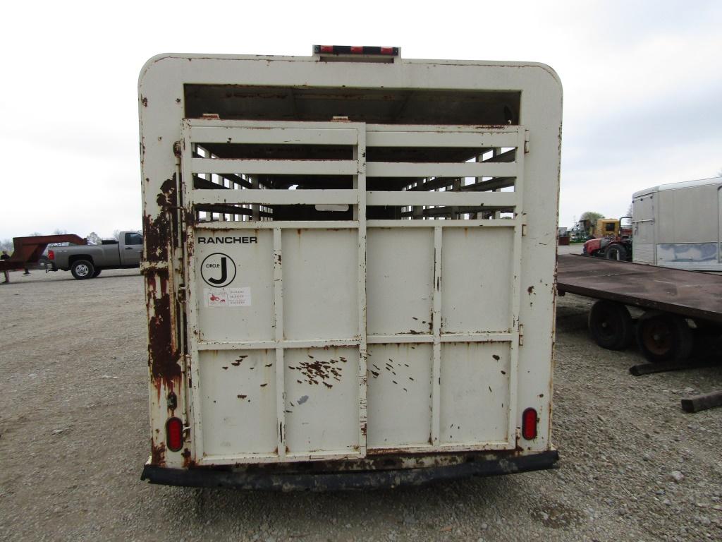 6' X 20' CIRCLE J LIVESTOCK TRAILER - NO TITLE