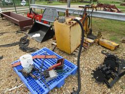 HYD TANK WITH VALVES AND MISC