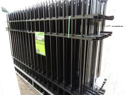 (22) NEW 7FT X 10FT WROUGHT IRON FENCE PANELS - ALL ONE PRICE