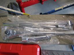 5PC CRAFTSMAN 3/4'' RATCHET-BREAKER BAR- EXTENSION SET