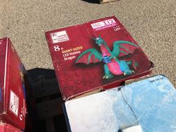 (7)pc Boxed Outdoor Chrismas Inflatables