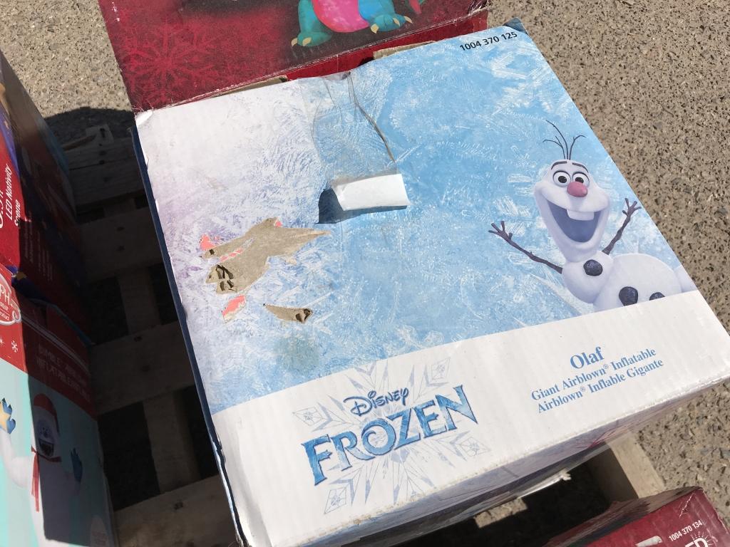 (7)pc Boxed Outdoor Chrismas Inflatables