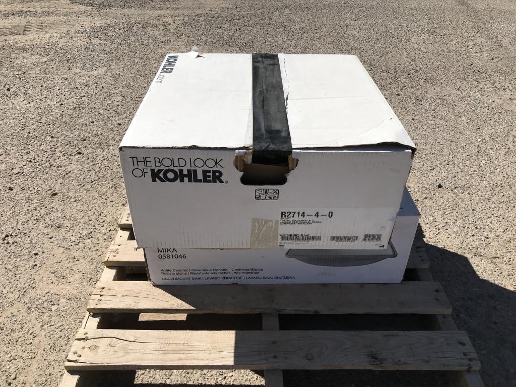 (2)pc Kohler Sink, Jacuzzi Sink in Boxes