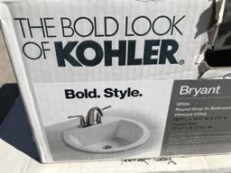 (2)pc Kohler Sink, Jacuzzi Sink in Boxes