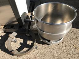 (5)pcs - Hobart Mixer Bowl, Rollers,Ice Makers