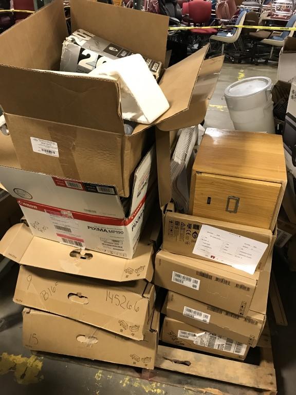 Surplus - 2 Pallets of Items in Boxes, Microwave