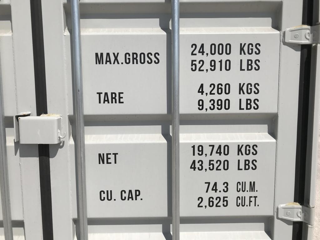 2021 40'Shipping Container w/Double Side Doors