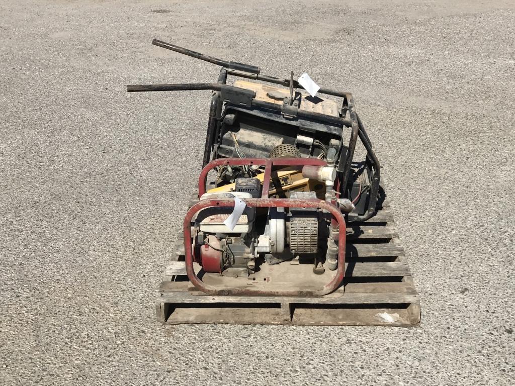 Pallet of Contractor Tools - Generator,Compressor