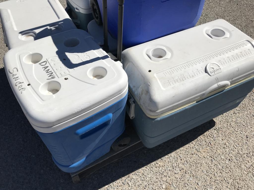 Pallet of Contractor Tools - Coolers