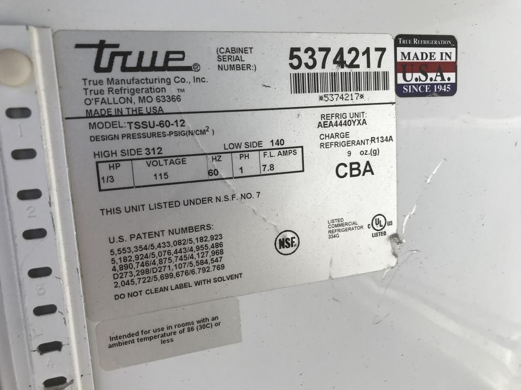 True Refrigerated WorkTop Cooler
