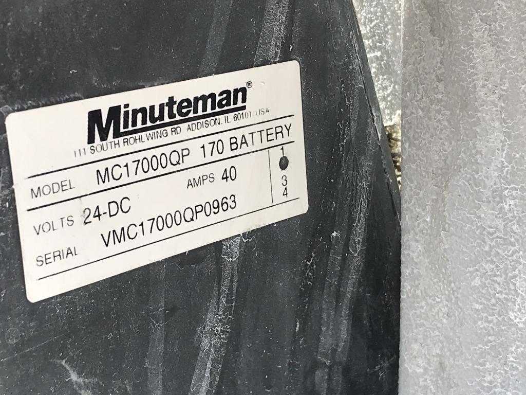 Minuteman 170  Floor Cleaning Machine - Charger