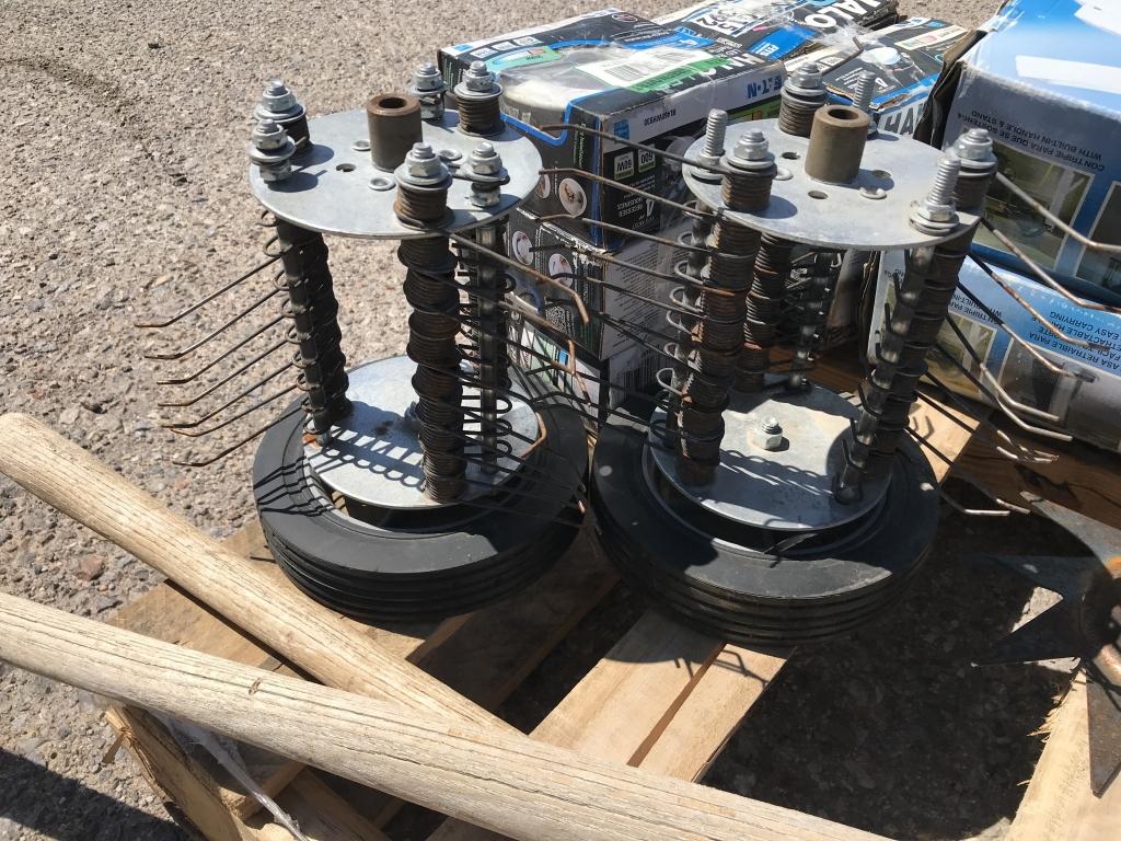 Pallet of Assorted Yard Tools, Lights