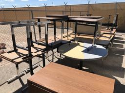 School Surplus - Row of Assorted Furniture