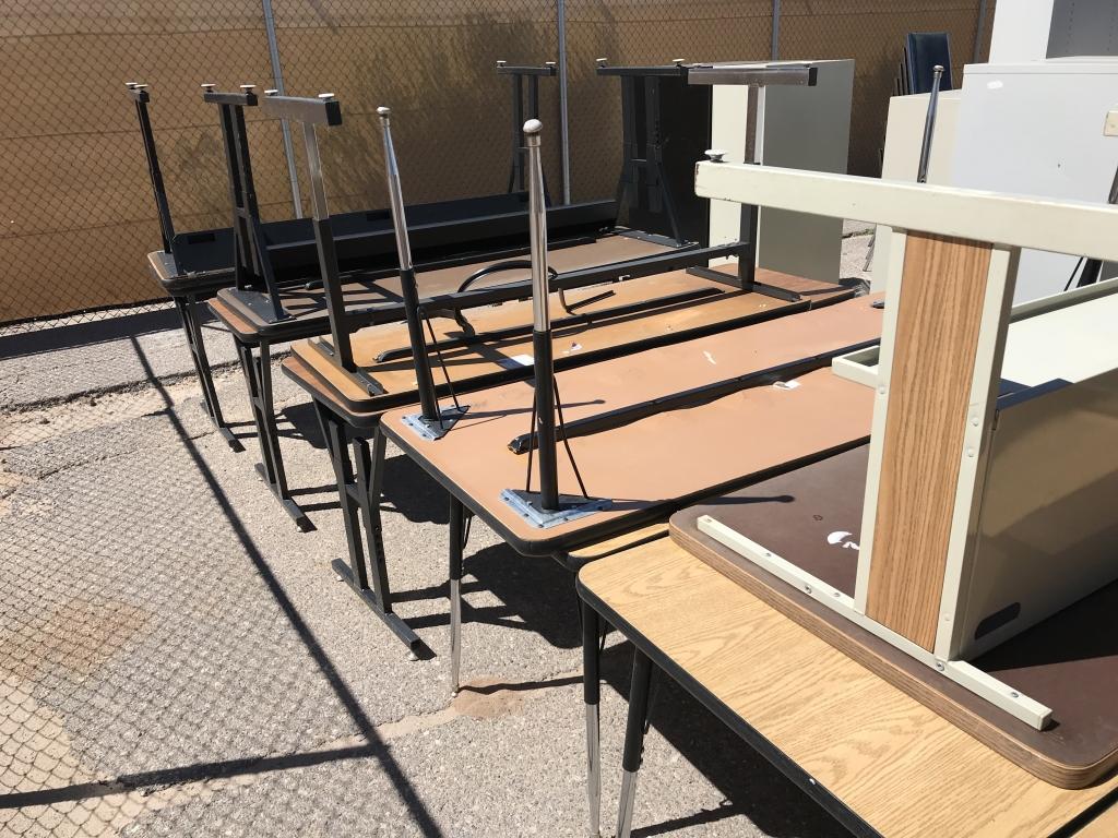 School Surplus - Row of Assorted Furniture