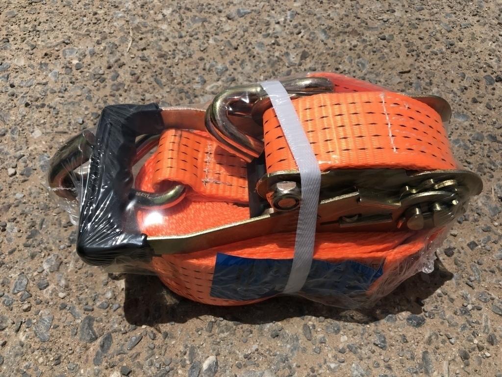 UNUSED Box of (24)pcs Ratchet Tie Downs