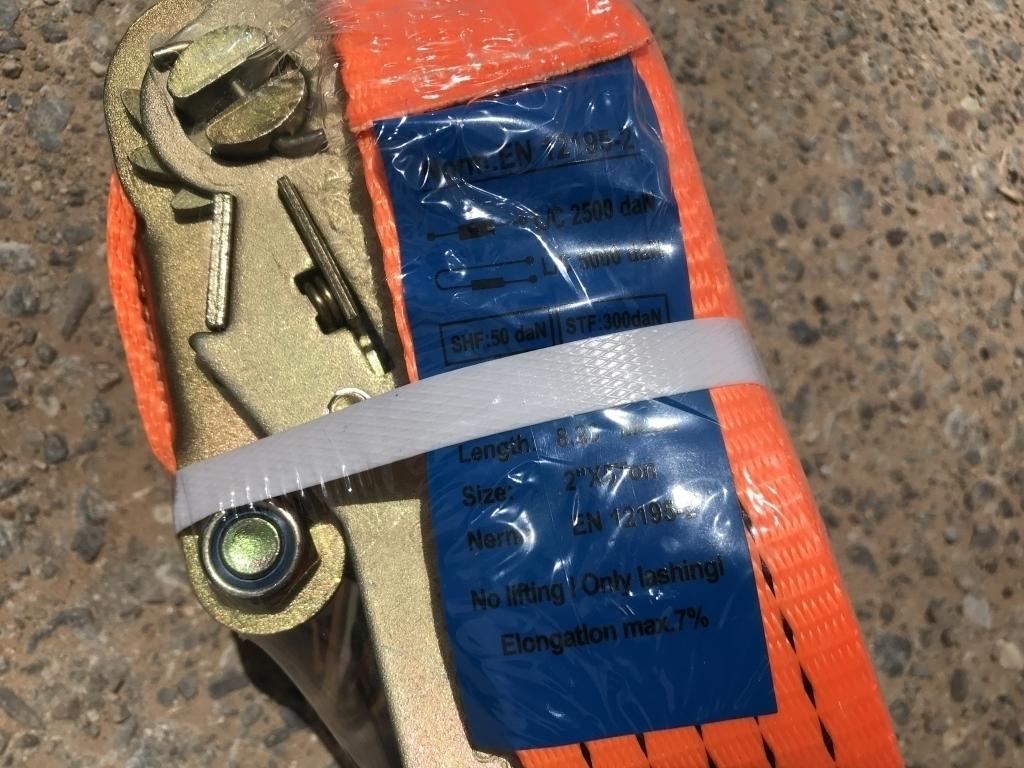 UNUSED Box of (24)pcs Ratchet Tie Downs