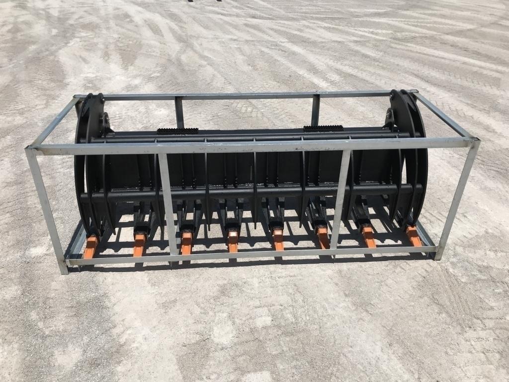 UNUSED Hydraulic Skid-Steer 78" Grapple Bucket