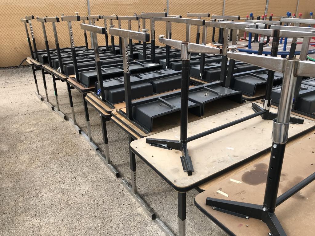 School Surplus Furniture -Aprx (66)pcs Tables/Desk
