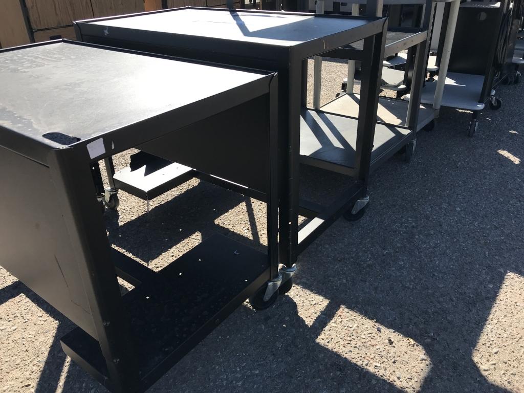 School Surplus Electronics- Aprx (30)pcs A/V Carts