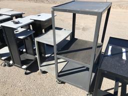 School Surplus Electronics- Aprx (30)pcs A/V Carts