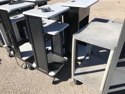 School Surplus Electronics- Aprx (30)pcs A/V Carts