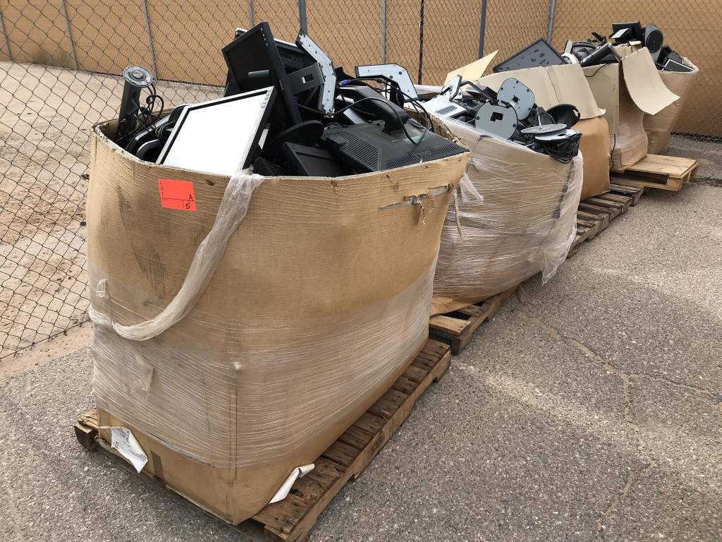 School Surplus - (5) Pallets of Mixed Monitors -A