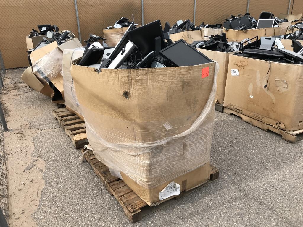 School Surplus - (5) Pallets of Mixed Monitors -A