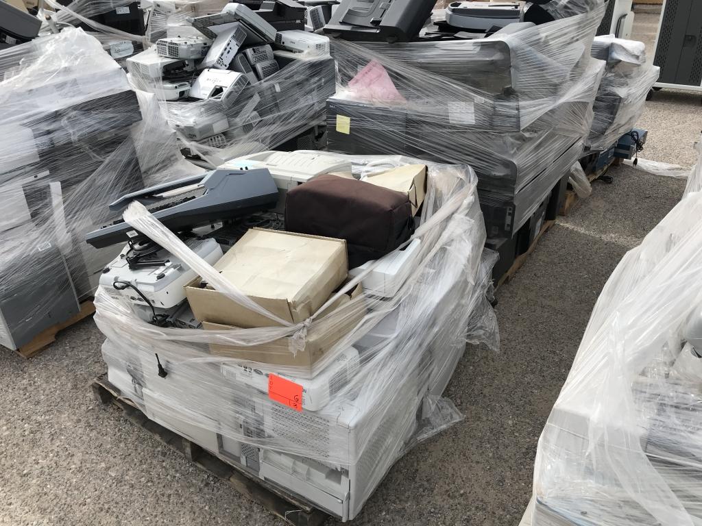 School Surplus -(3) Pallets Projectors,Printers -G