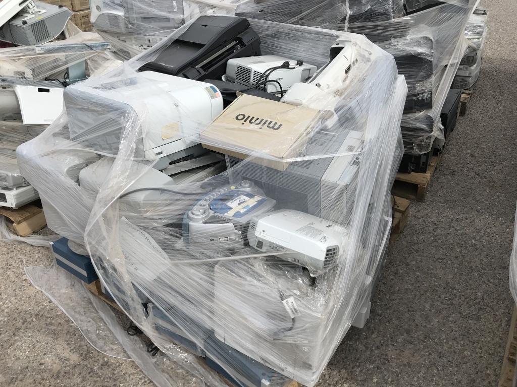 School Surplus -(3) Pallets Projectors,Printers -G