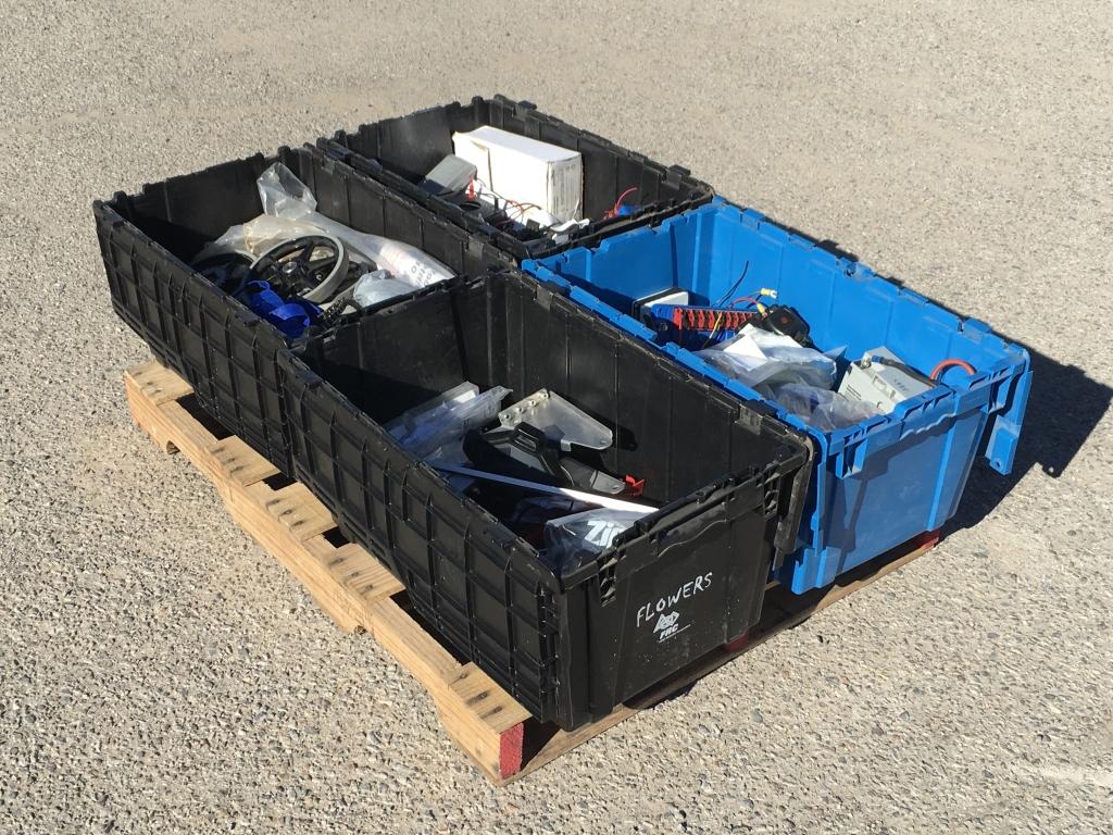 Pallet of STEM Robotic Parts
