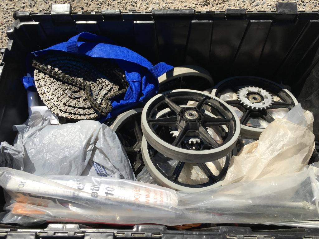 Pallet of STEM Robotic Parts