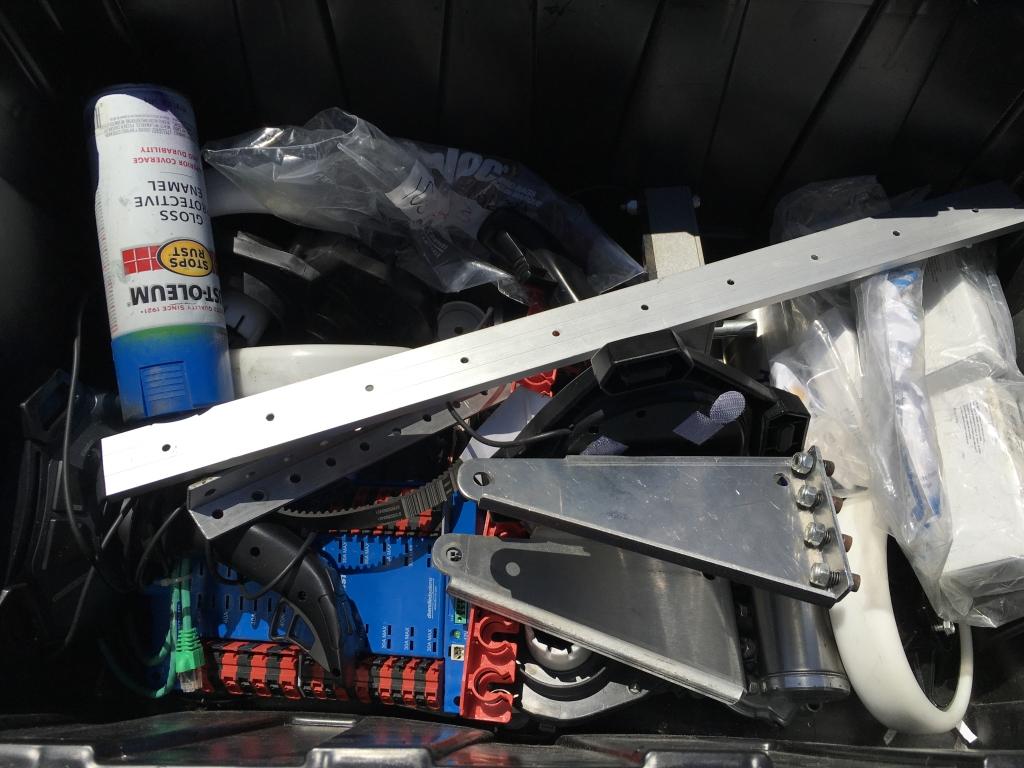 Pallet of STEM Robotic Parts