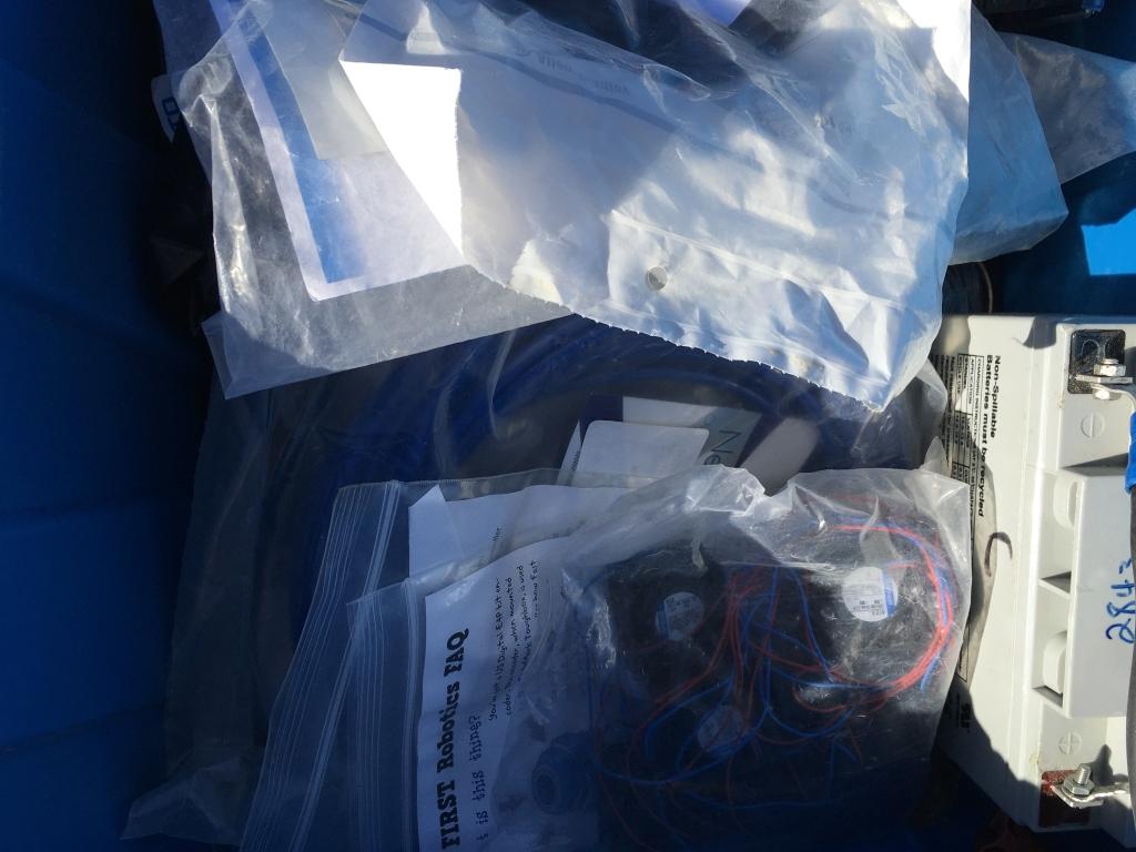 Pallet of STEM Robotic Parts