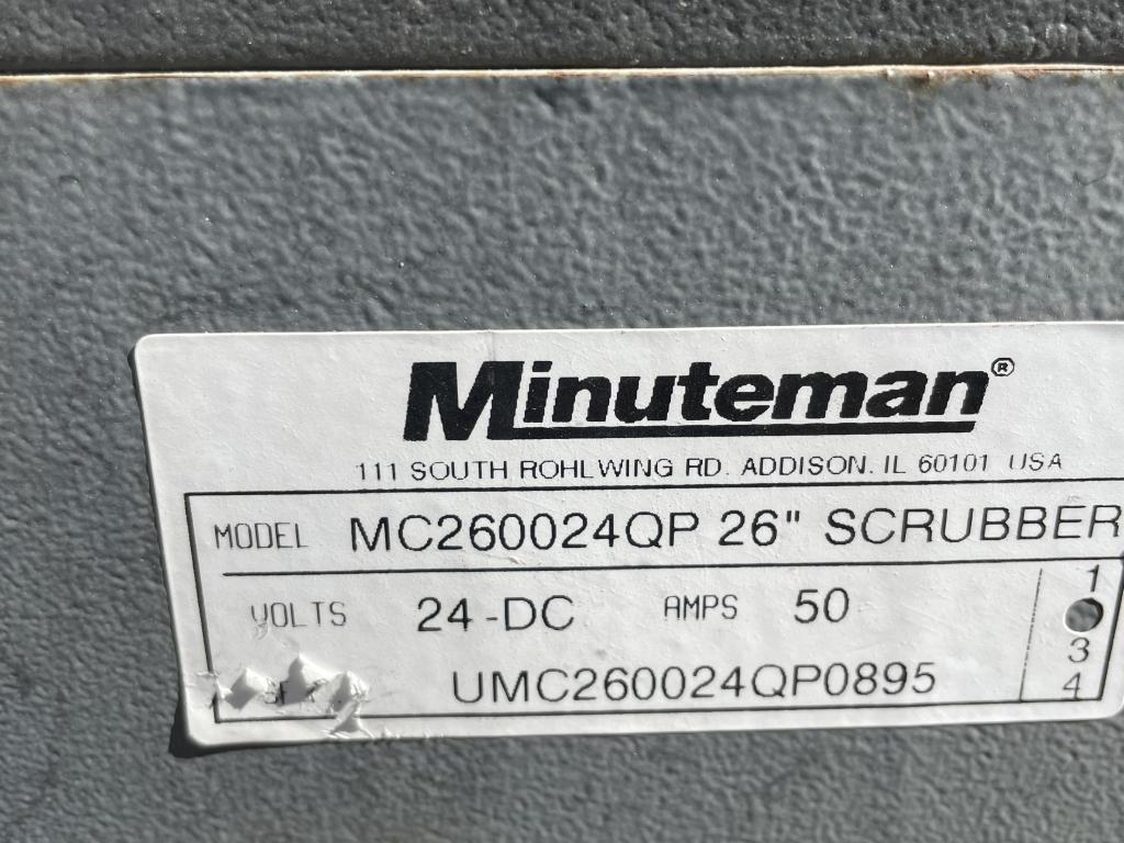 Minuteman 26" Floor Scrubber