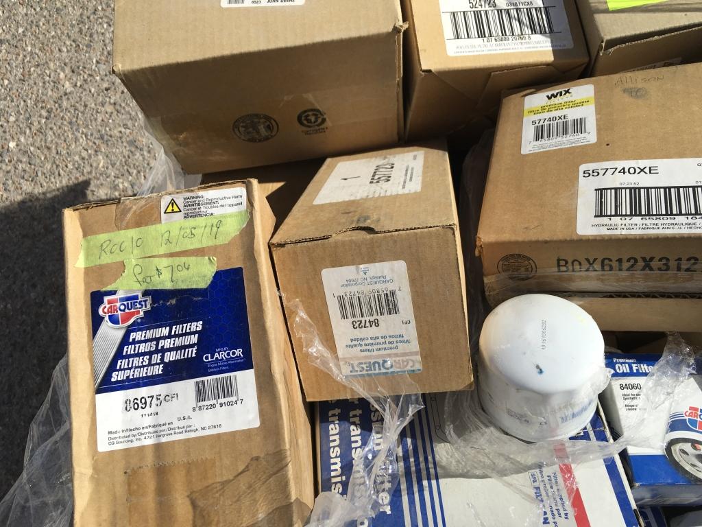 Pallet of Equipment Filters / Parts